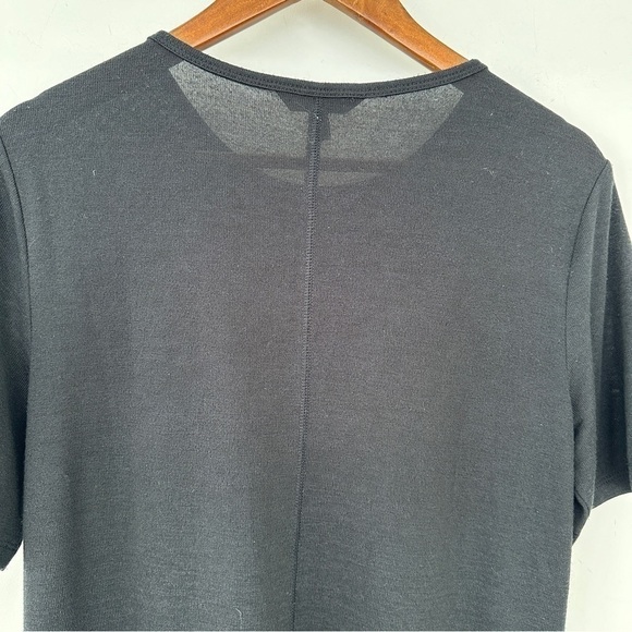 Banana Republic t-shirt with crew neck & short sleeves, high-low hem,  loose fit - Picture 7 of 10